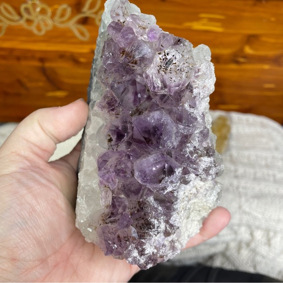 Amethyst and citrine cluster - Picture 6 of 15